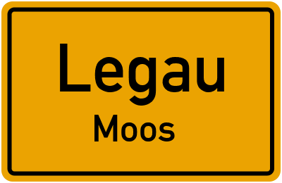 Ortsschild Legau Moos