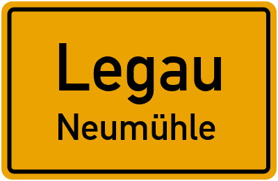 Ortsschild Legau Neumühle