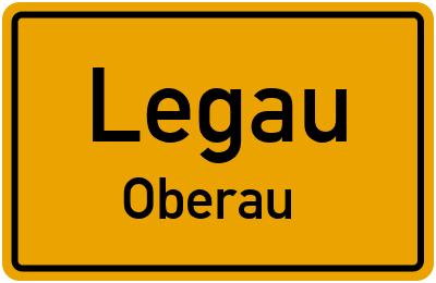 Ortsschild Legau Oberau