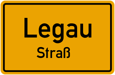 Ortsschild Legau Straß