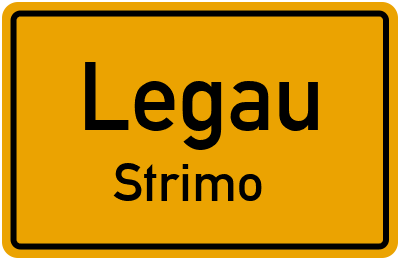 Ortsschild Legau Strimo