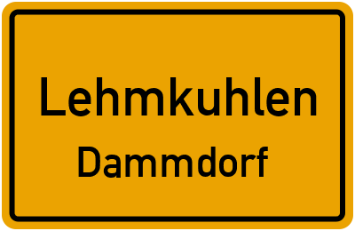 Straßenverzeichnis Lehmkuhlen Dammdorf