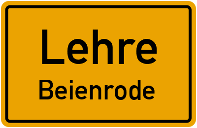 Straßenverzeichnis Lehre Beienrode