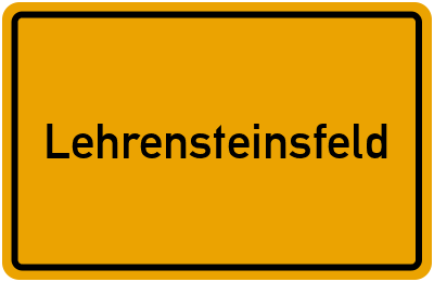 Ortsschild von Gemeinde Lehrensteinsfeld in Baden-Württemberg