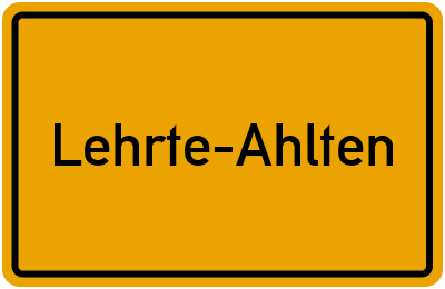 Branchenbuch Lehrte-Ahlten, Niedersachsen