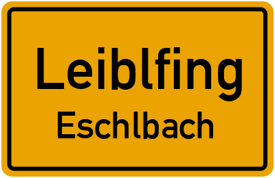Straßenverzeichnis Leiblfing Eschlbach