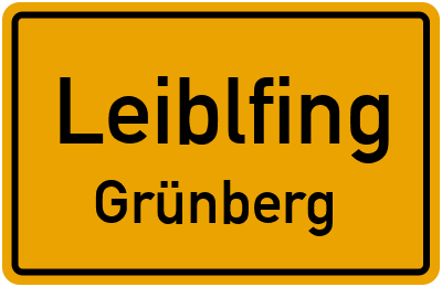 Straßenverzeichnis Leiblfing Grünberg