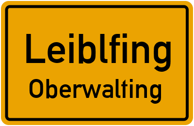 Straßenverzeichnis Leiblfing Oberwalting