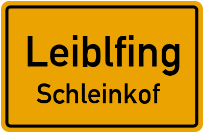 Straßenverzeichnis Leiblfing Schleinkof