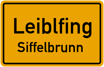 Straßenverzeichnis Leiblfing Siffelbrunn