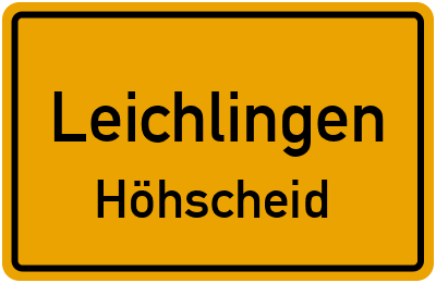 Straßenverzeichnis Leichlingen Höhscheid