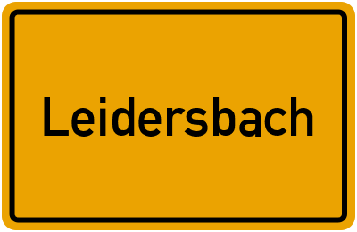 Leidersbach in Bayern erkunden