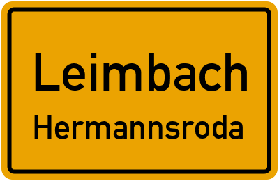 Straßenverzeichnis Leimbach Hermannsroda
