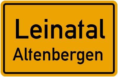 Straßenverzeichnis Leinatal Altenbergen