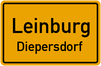 Ortsschild Leinburg Diepersdorf
