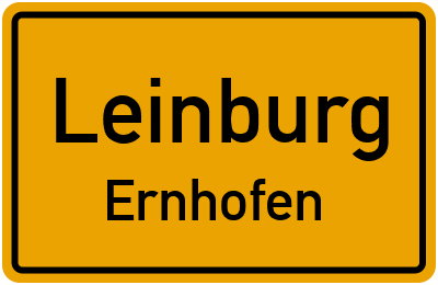 Straßenverzeichnis Leinburg Ernhofen