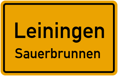 Straßenverzeichnis Leiningen Sauerbrunnen