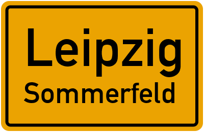 Straßenverzeichnis Leipzig Sommerfeld