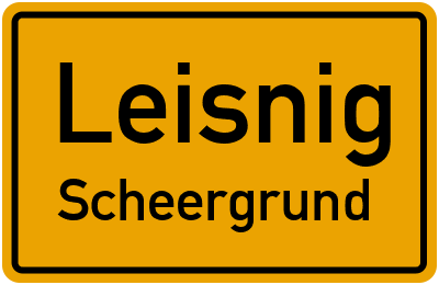 Straßenverzeichnis Leisnig Scheergrund