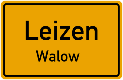 Straßenverzeichnis Leizen Walow