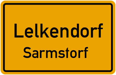 Straßenverzeichnis Lelkendorf Sarmstorf