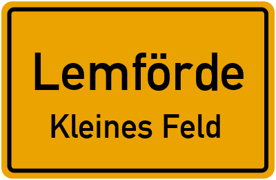 Straßenverzeichnis Lemförde Kleines Feld