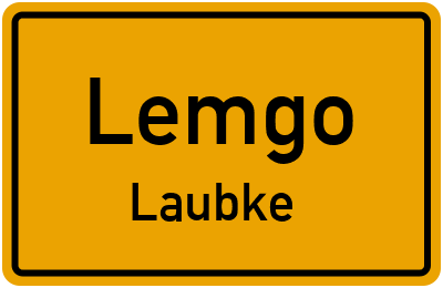 Straßenverzeichnis Lemgo Laubke