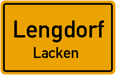 Straßenverzeichnis Lengdorf Lacken