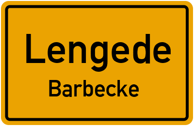Straßenverzeichnis Lengede Barbecke