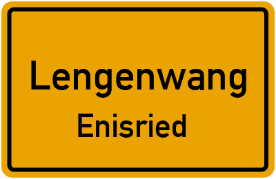 Straßenverzeichnis Lengenwang Enisried
