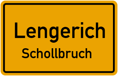 Straßenverzeichnis Lengerich Schollbruch