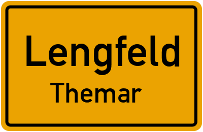 Straßenverzeichnis Lengfeld Themar