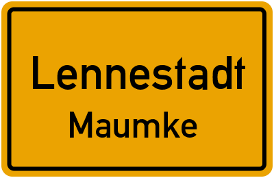 Straßenverzeichnis Lennestadt Maumke