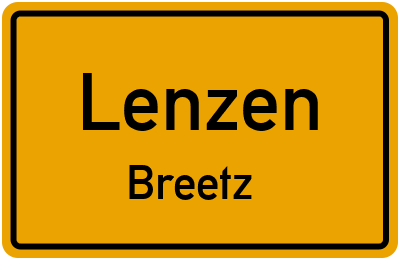 Straßenverzeichnis Lenzen Breetz