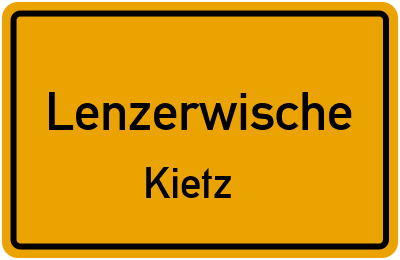Straßenverzeichnis Lenzerwische Kietz