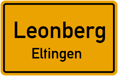 Straßenverzeichnis Leonberg Eltingen