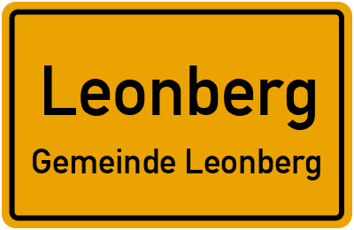 Straßenverzeichnis Leonberg Gemeinde Leonberg