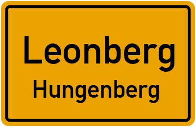 Straßenverzeichnis Leonberg Hungenberg