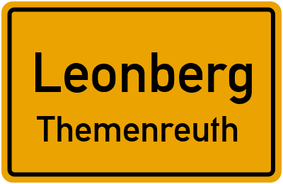 Straßenverzeichnis Leonberg Themenreuth