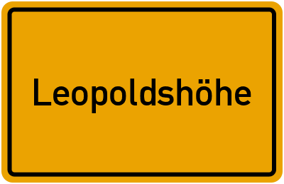 Leopoldshöhe in Nordrhein-Westfalen erkunden