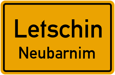 Straßenverzeichnis Letschin Neubarnim