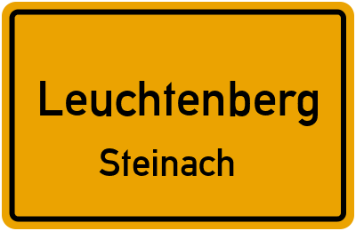 Ortsschild Leuchtenberg Steinach