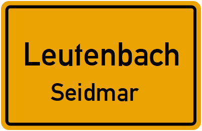 Straßenverzeichnis Leutenbach Seidmar