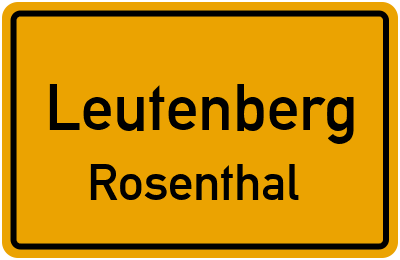 Straßenverzeichnis Leutenberg Rosenthal