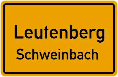 Straßenverzeichnis Leutenberg Schweinbach