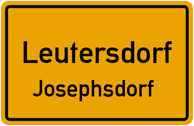Straßenverzeichnis Leutersdorf Josephsdorf