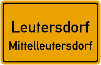 Straßenverzeichnis Leutersdorf Mittelleutersdorf
