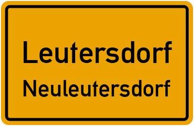 Straßenverzeichnis Leutersdorf Neuleutersdorf