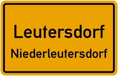 Straßenverzeichnis Leutersdorf Niederleutersdorf