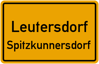Straßenverzeichnis Leutersdorf Spitzkunnersdorf